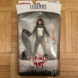 Marvel Legends Series Action Figure with Red and Black Details